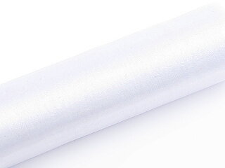Organza på rulle 16 cm Vit