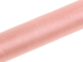 Organza på rulle 16 cm Rosa