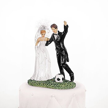 Cake topper Fotboll