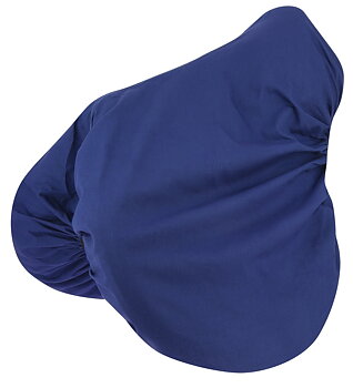 RIDING WORLD Saddle Cover, Cotton Royal Blue