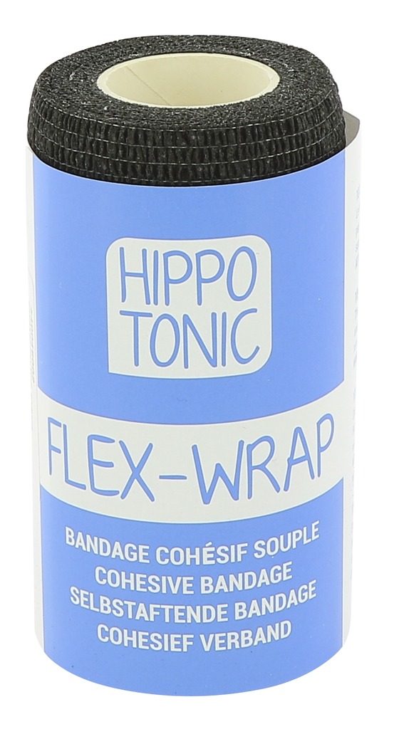 HIPPOTONIC 'Flex-Wrap' Cohesive Bandage Black - 2
