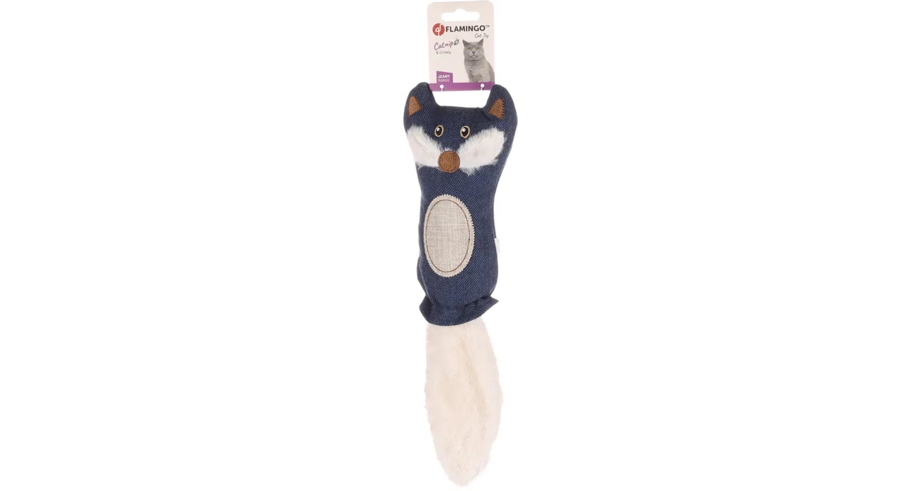 Cat toy Jeany Fox with catnip - 36 cm - 2