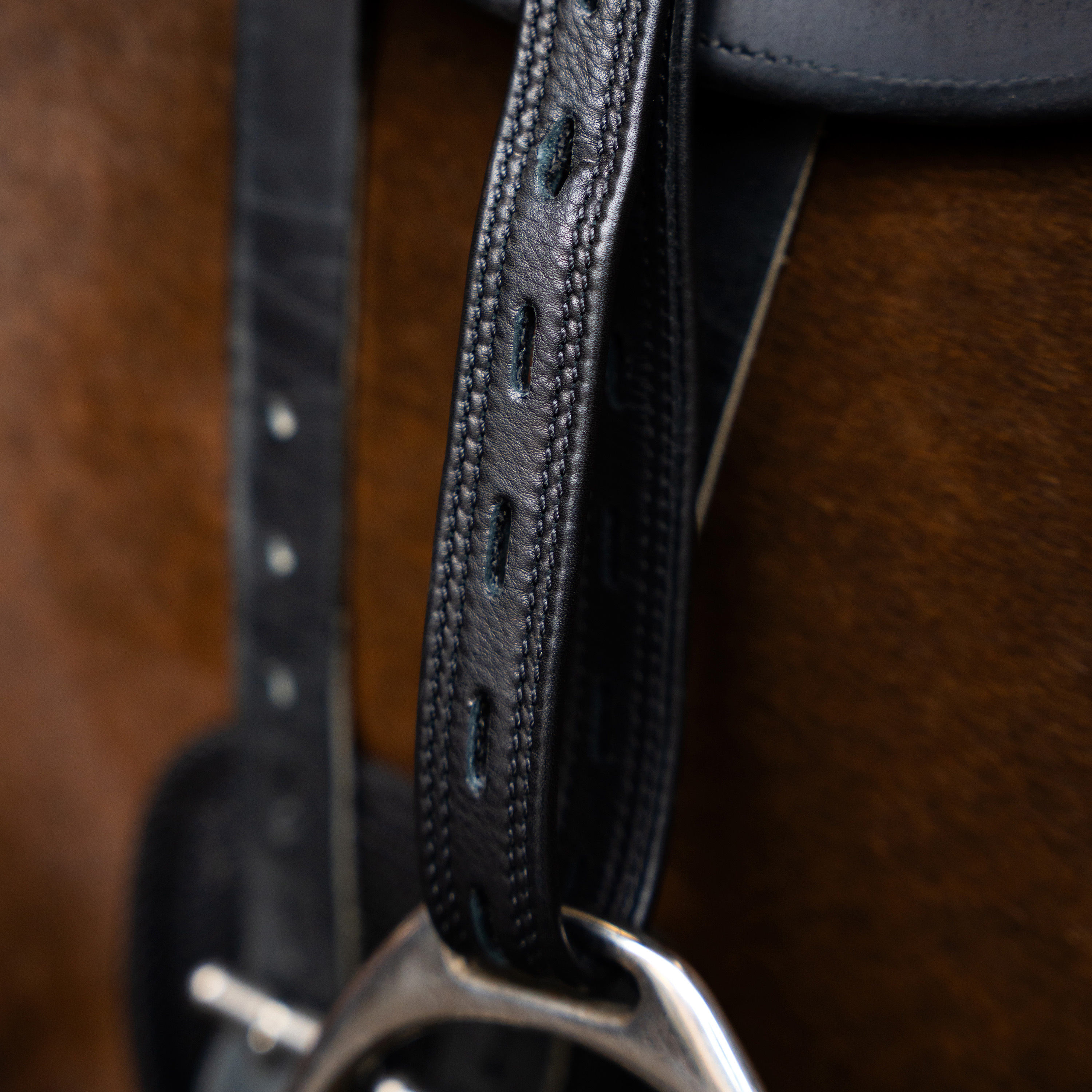 Imperial Riding Stirrup leathers Monoleaf - Black, 60 - 2