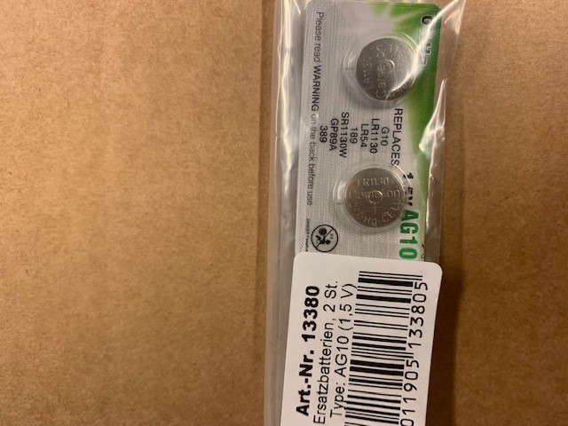 Trixie reservbatteri till ficklampa med Bajspåsehållare,  2-pack