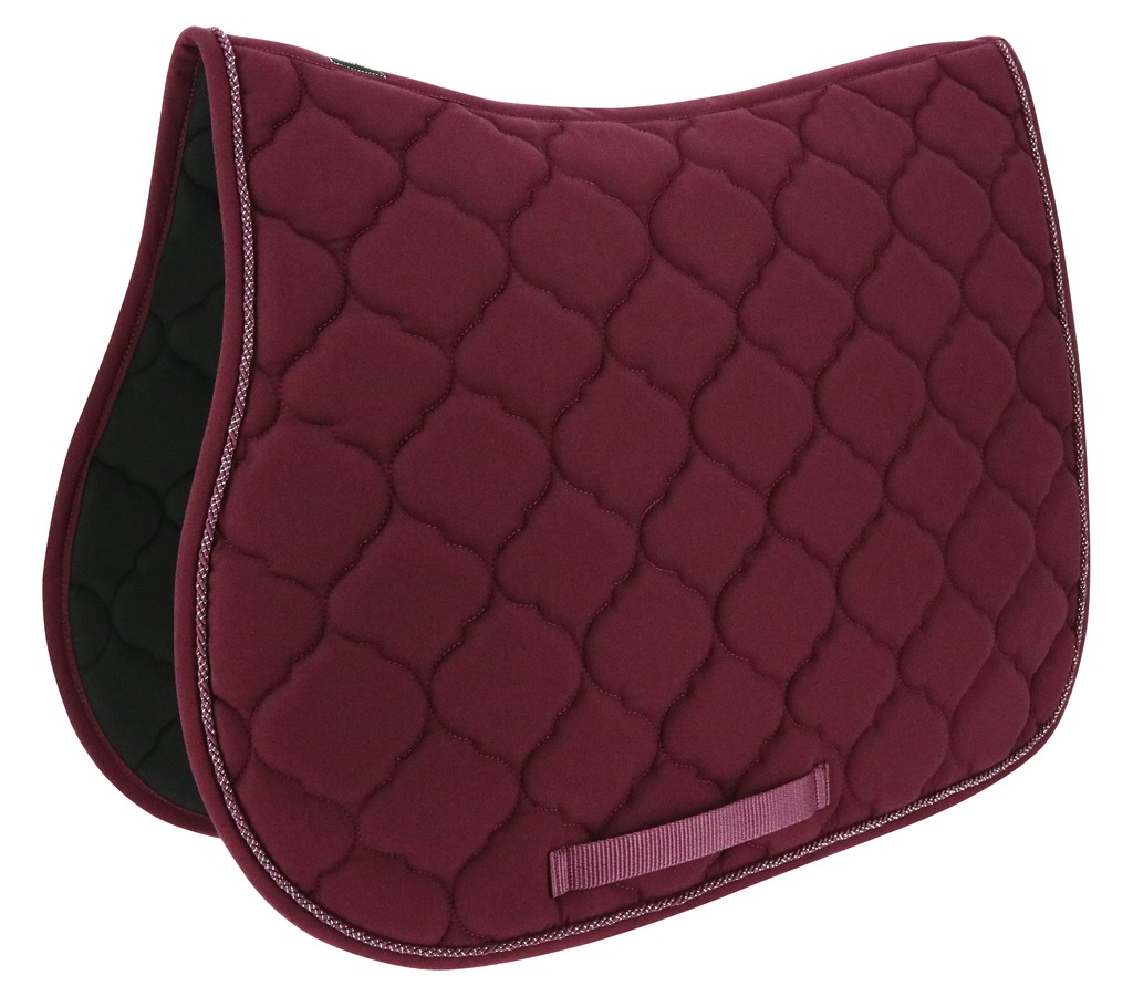 RIDING WORLD 'Rope' Schabrak Burgundy (Dressage)
