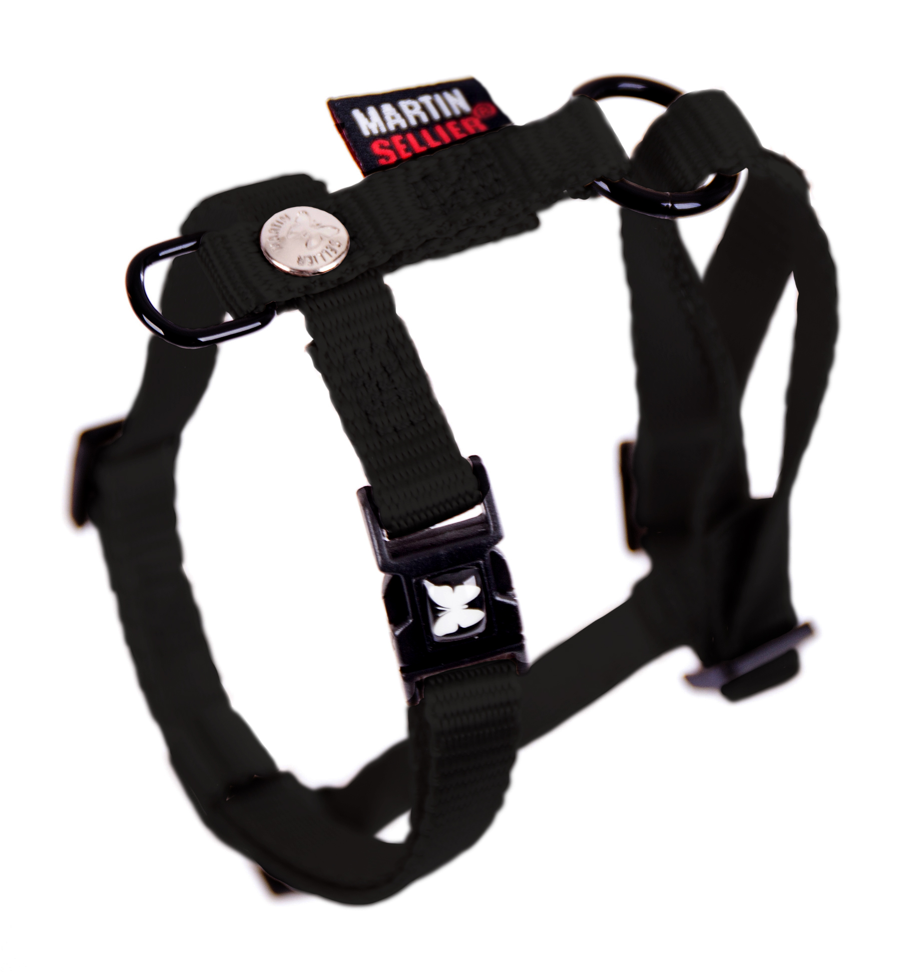 Martin Sellier Comfort Nylonsele - Svart (XS)