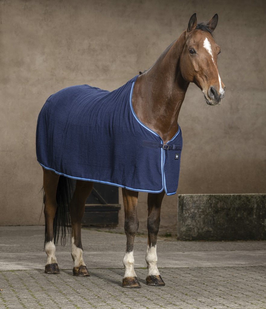 RIDING WORLD 'ponge' Terry Sheet Navy