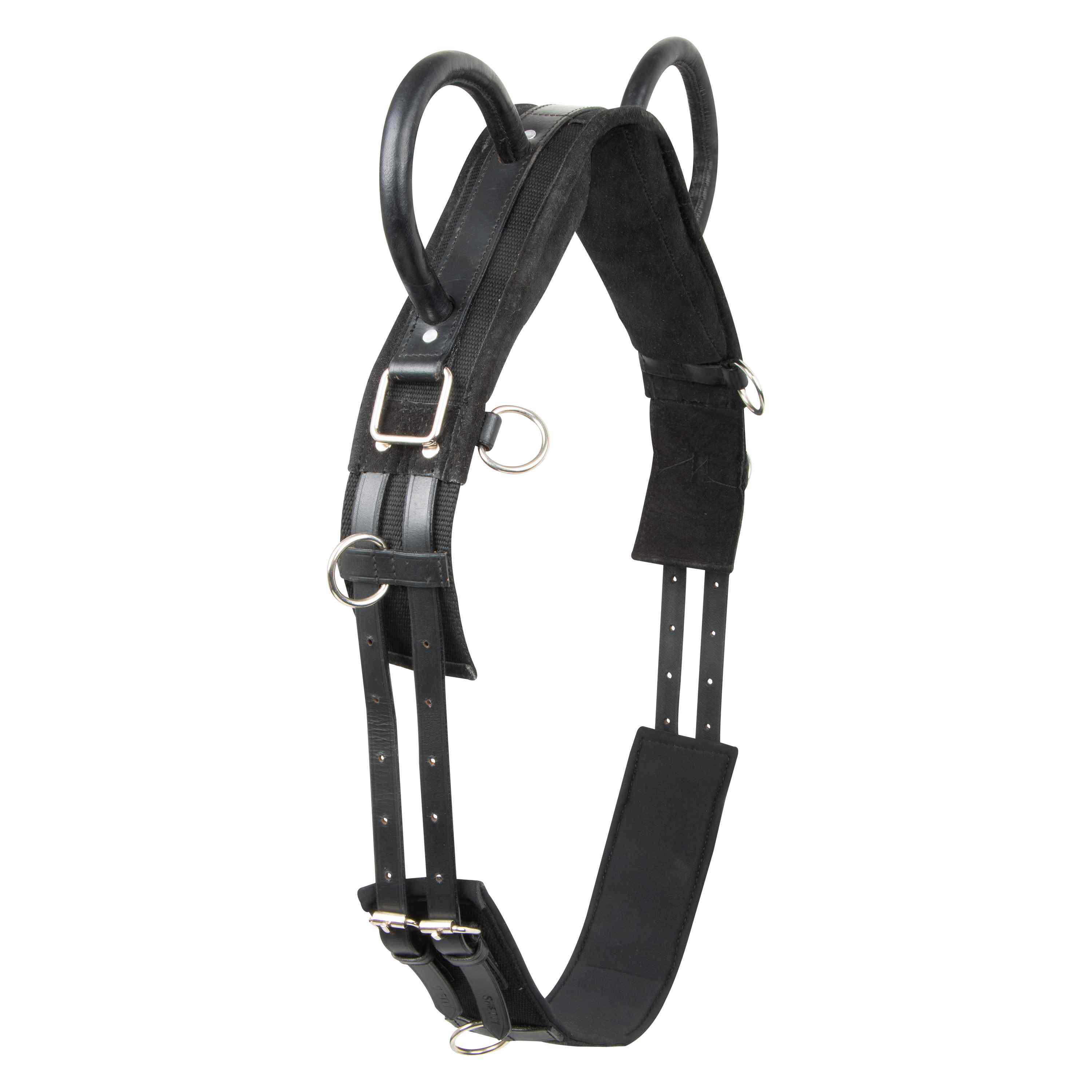 Imperial Riding Juoksutusvyö with two handles Vidal Black, Shetland