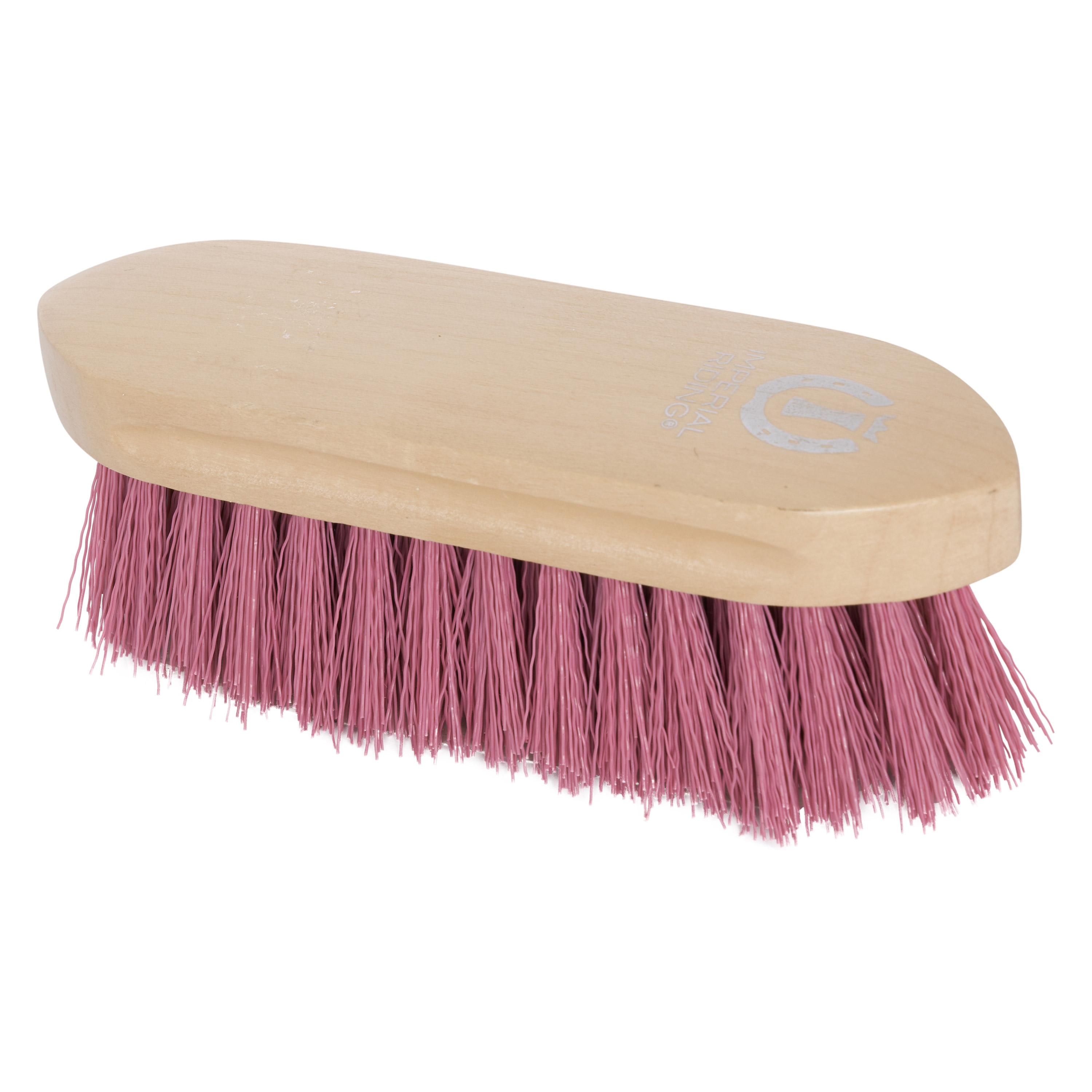 Imperial Riding Dandy brush hard with wooden back Fairy tale rose