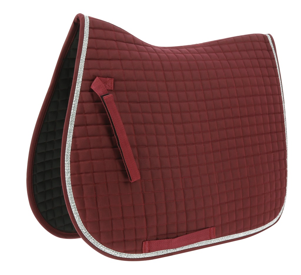 RIDING WORLD 'Girly' Schabrak Burgundy (Ponny)