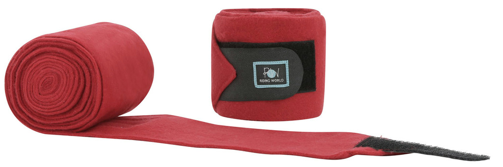 RIDING WORLD 'Eco' Polo Benlindor Röd - Full size