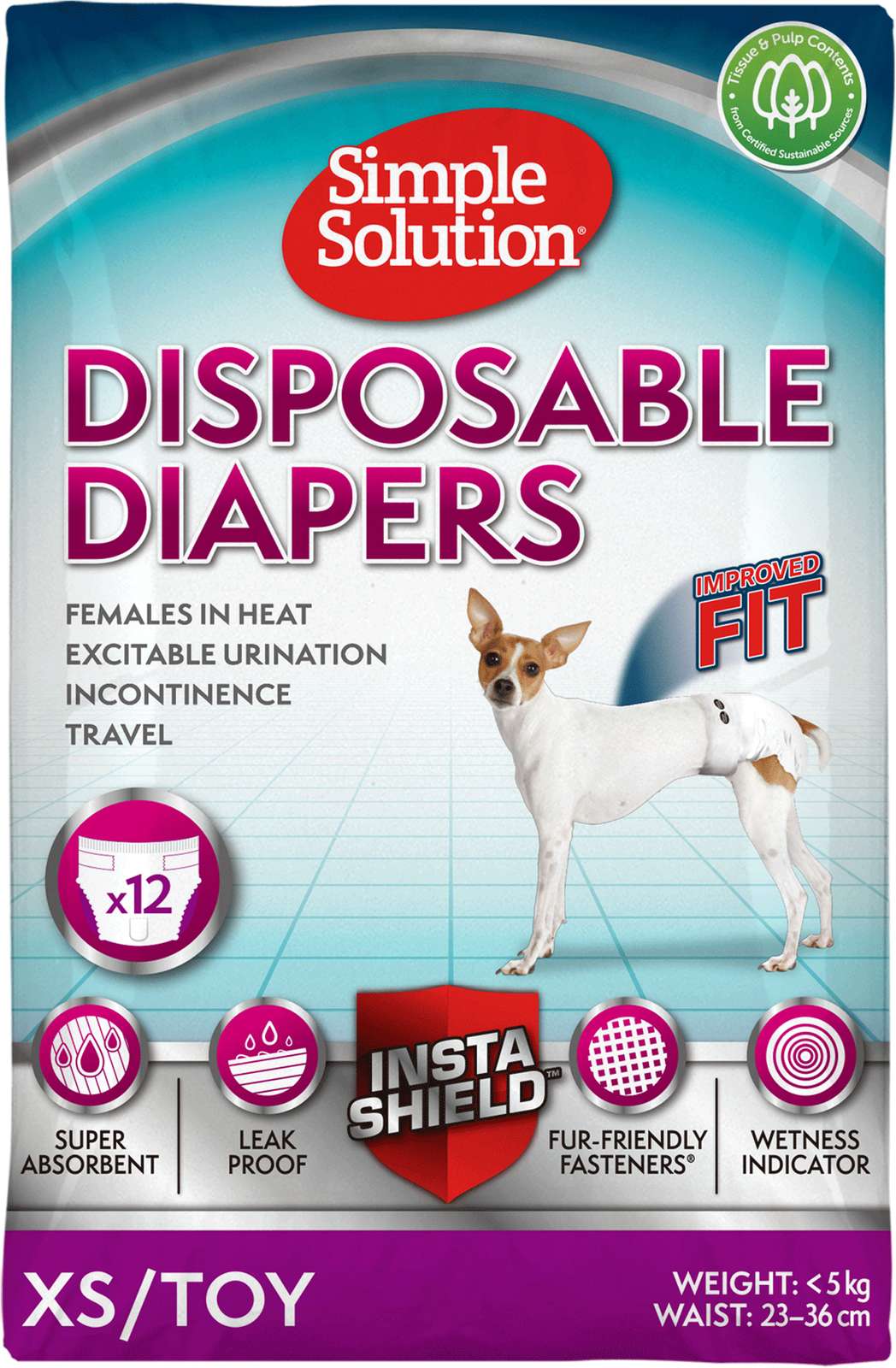 Originaltree 10Pcs Cartoon Disposable Dog Diapers Antibacterial Absorbent Pet Sanitary Pants 10 pieces/set of pet diapers dog diapers diaper shorts cats and dogs super absorbent XS 