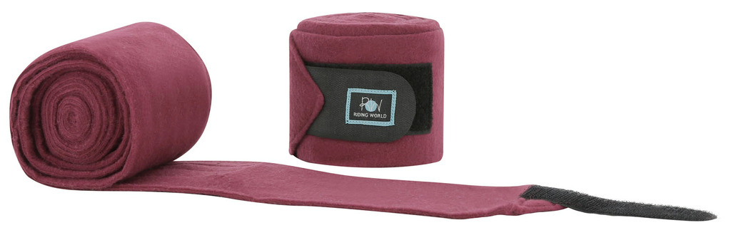 RIDING WORLD 'Eco' Polo Benlindor Burgundy - Full size