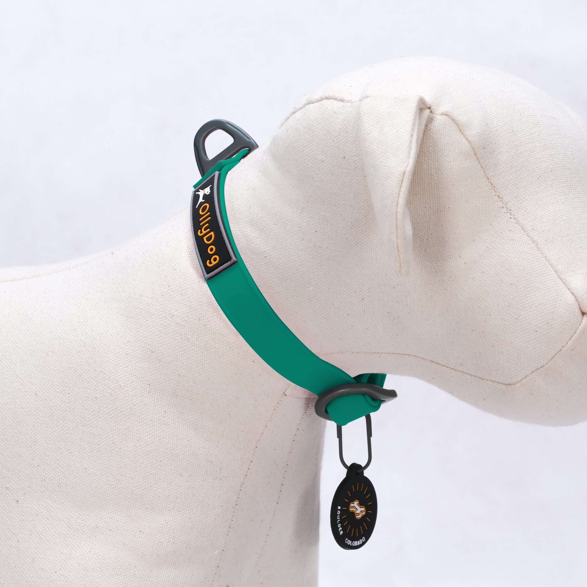 Ollydog Tilden Waterproof halsband- Teal - 3