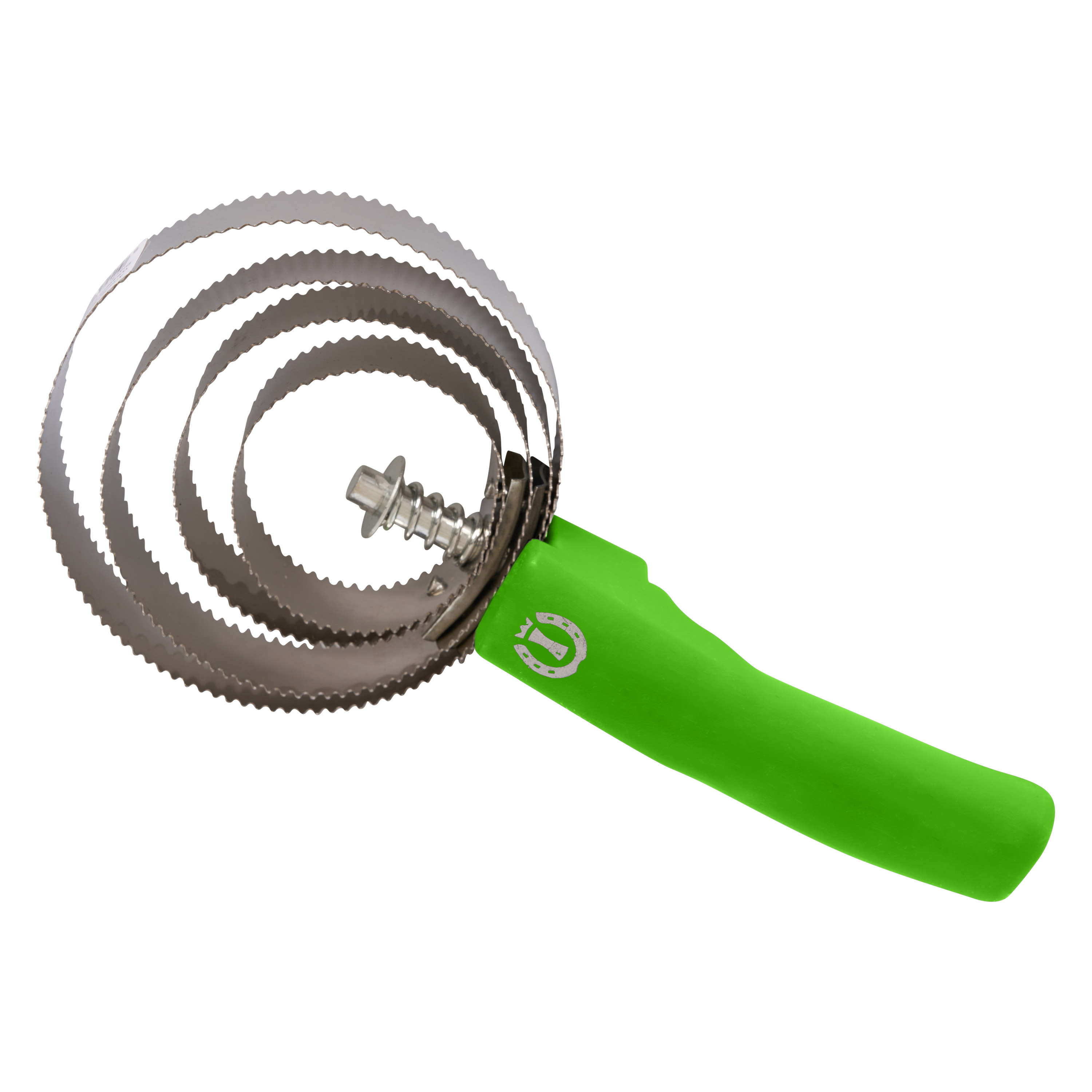 Imperial Riding Spring comb round with handle Neon Green
