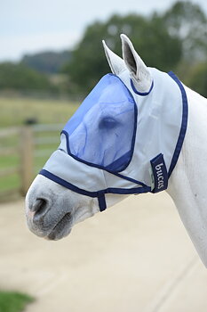 Bucas Buzz-Off Deluxe Fly Hood- Without Ears, S