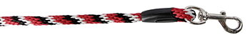 Covalliero Mustang Lead Rope - Red / Black / White