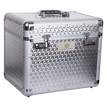 Imperial Riding Grooming Box Shiny - Silver