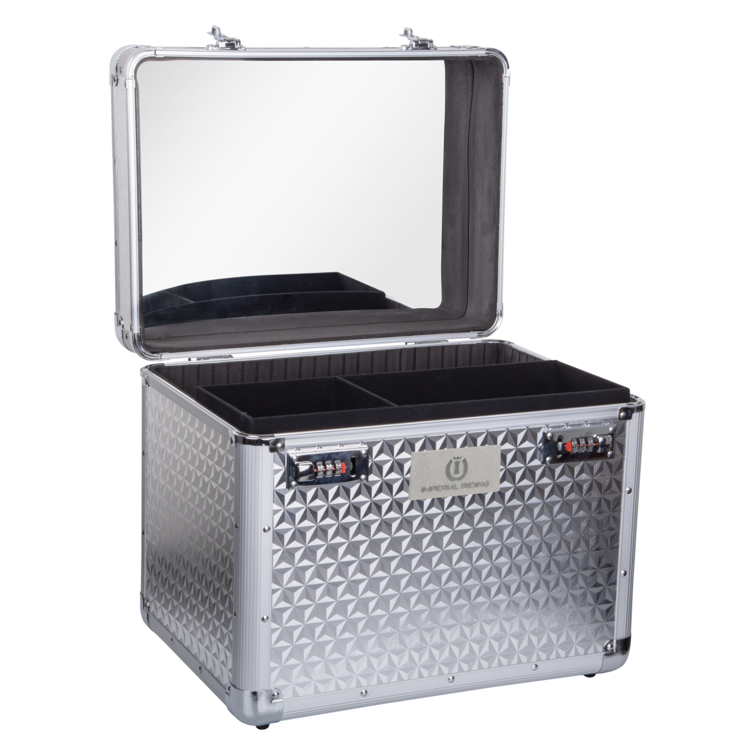 Imperial Riding Grooming Box Shiny - Silver - 2