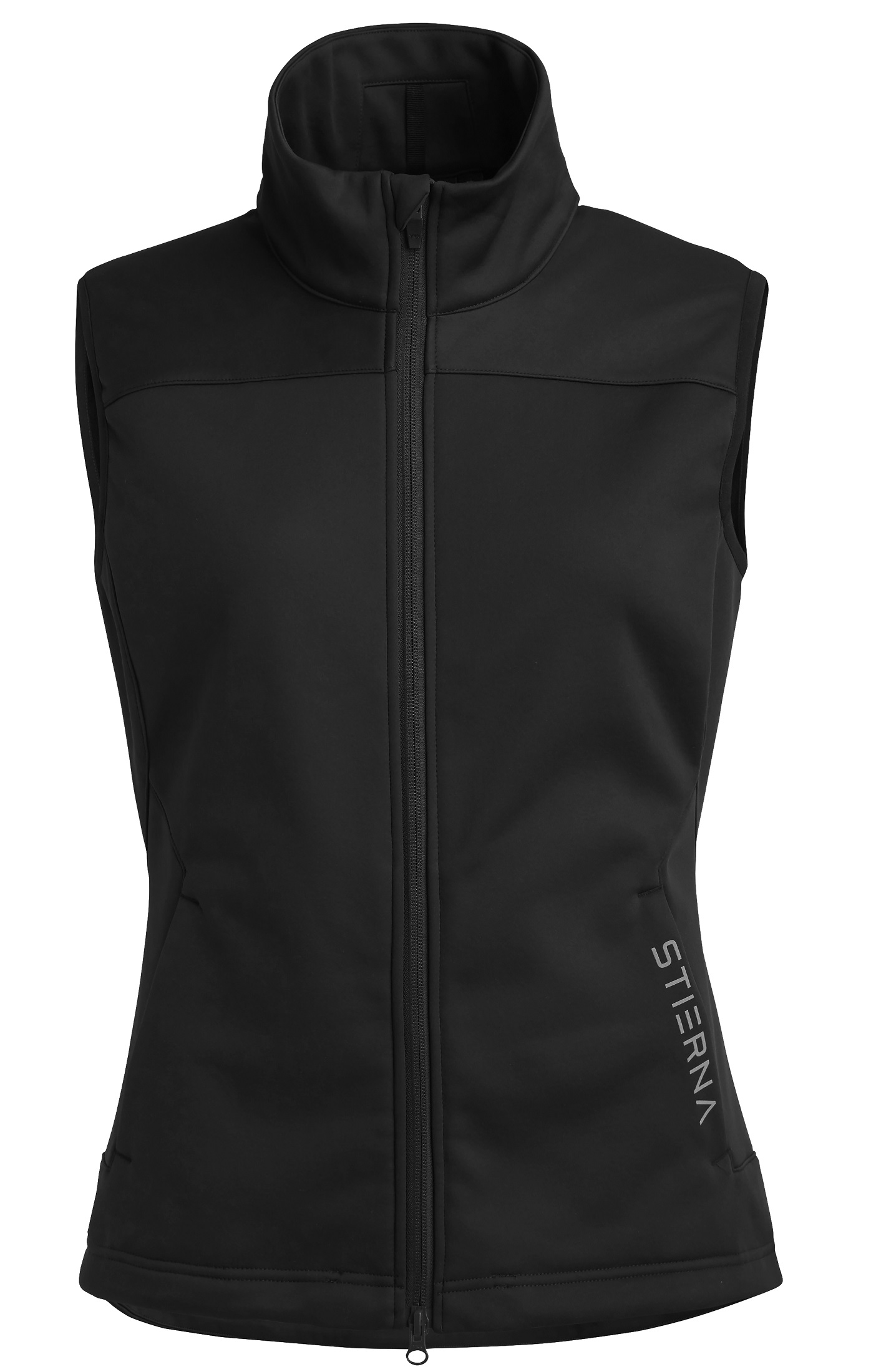 Stierna Gale Softshell vest - Black