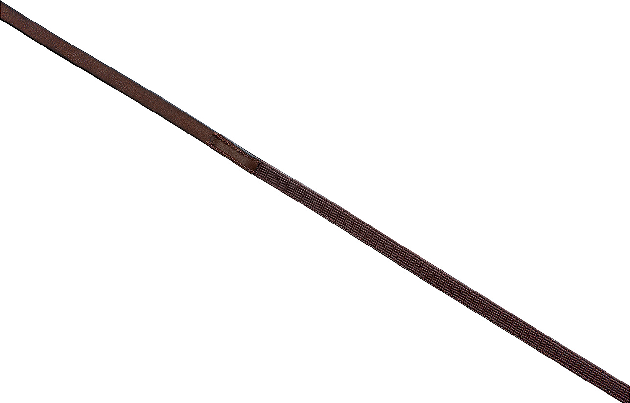 ERIC THOMAS PRO Hunter Reins Havana, Brown Rubber