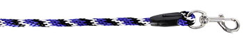 Covalliero Mustang Lead Rope - Blue/ Black / White