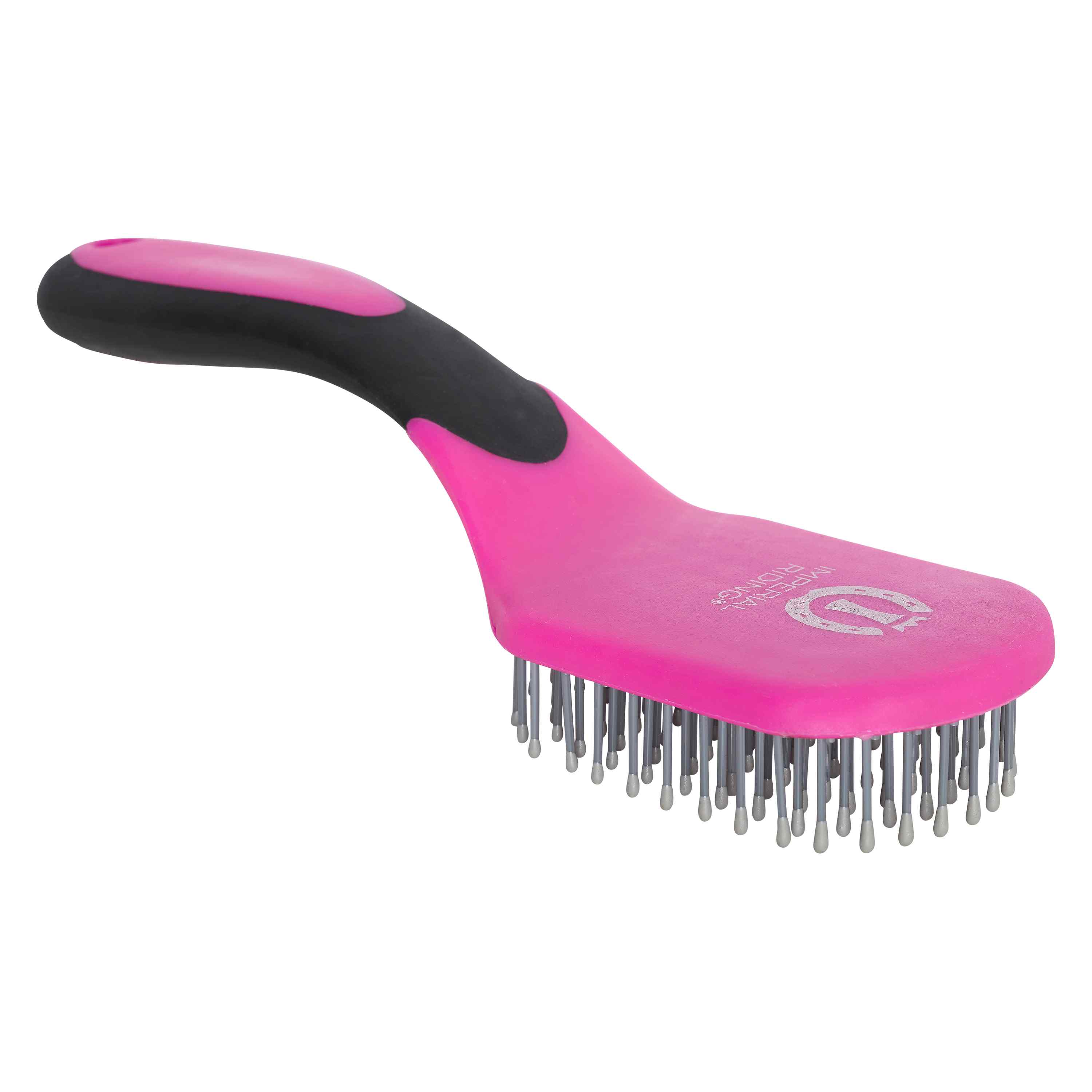 Imperial Riding Man-och svansborste Boomerang Neon Pink