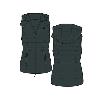 Equipage Jill vest Darkest Spruce