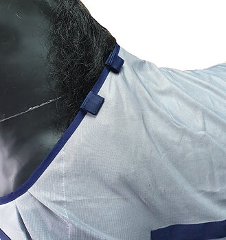 Bucas Buzz-Off detachable Neck Fly Sheet Blue, 145