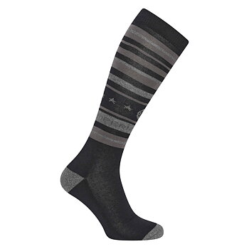 Imperial Riding Strumpor Stripy Sparkle&nbsp; Black, 39-42