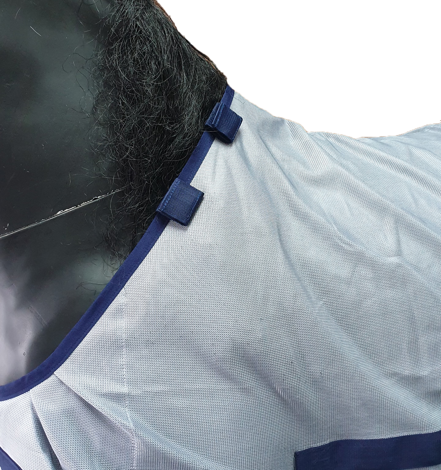 Bucas Buzz-Off detachable Neck Fly Sheet Blue, 135