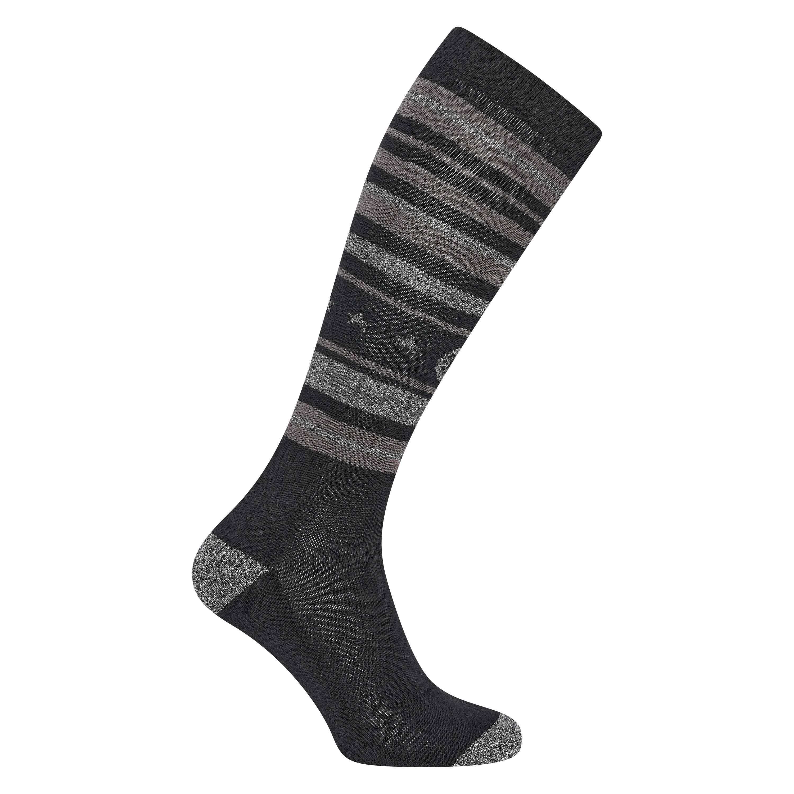 Imperial Riding Strumpor Stripy Sparkle&nbsp; Black, 35-38 - 2