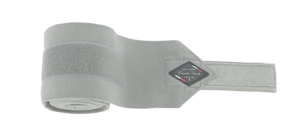 EQUITHEME 'French Touch' Polo Bandages Grey - 2
