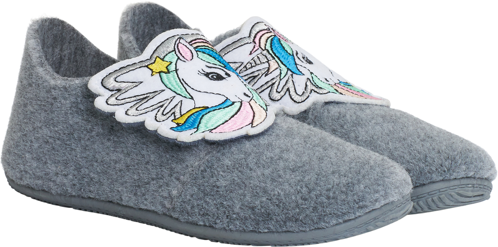 Equipage KIDS Lara Indoor-Schuh Grey Melange (33)