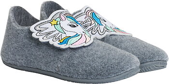 Equipage KIDS Lara Indoor shoes Grey melange