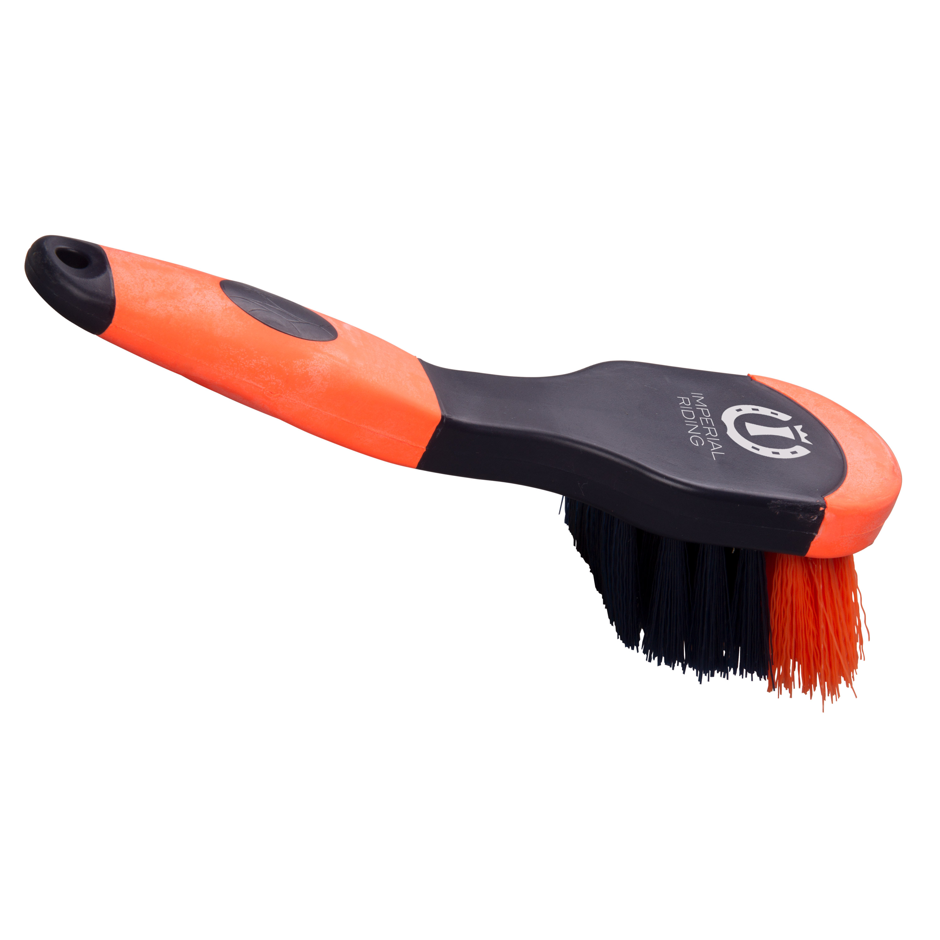 Imperial Riding Hoofbrush Grip Orange- Dark Grey