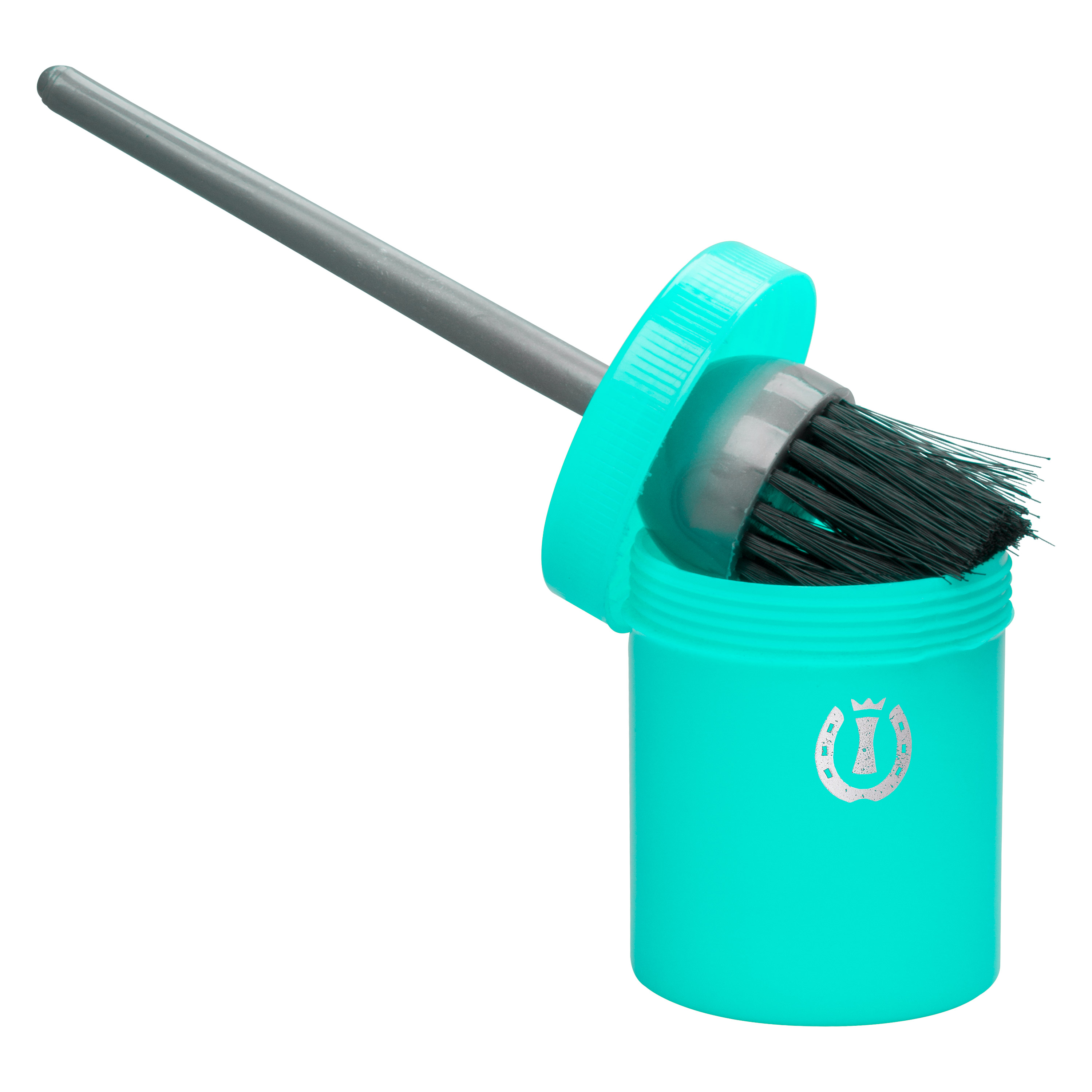 Imperial Riding Hoof oil brush with container Jade