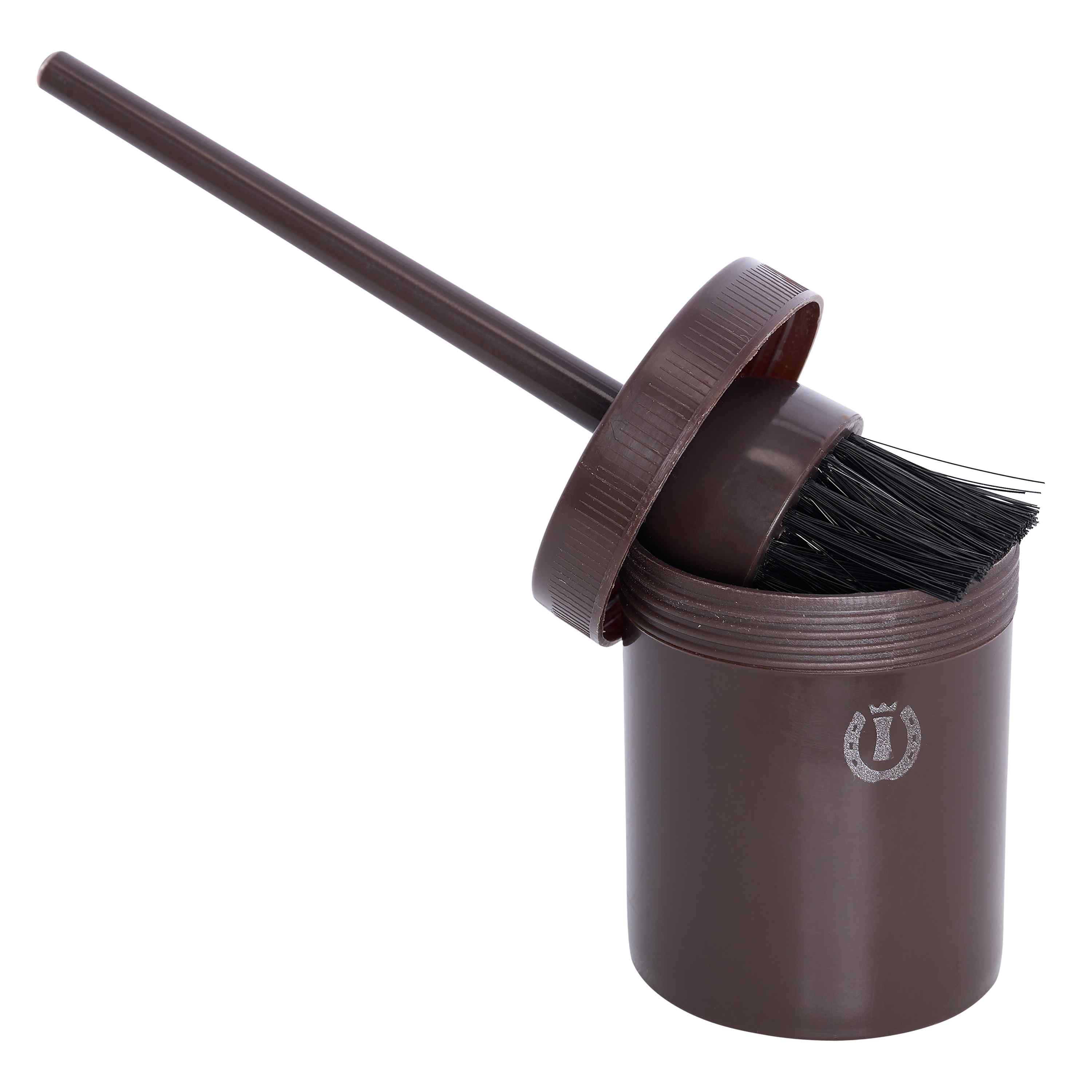 Hoof oil brush with container IRH Walnut PETSTER