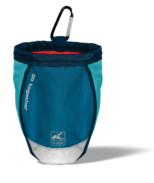Kurgo Go-Stuff-It Treat Bag / Pussi makupaloille, Coastal Blue