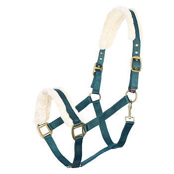 Imperial Riding Headcollar Classic Fur Forest green, Föl