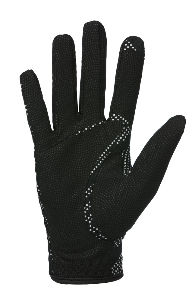 EQUITHEME Reflexhandskar Svart - XXL - endast detta ex