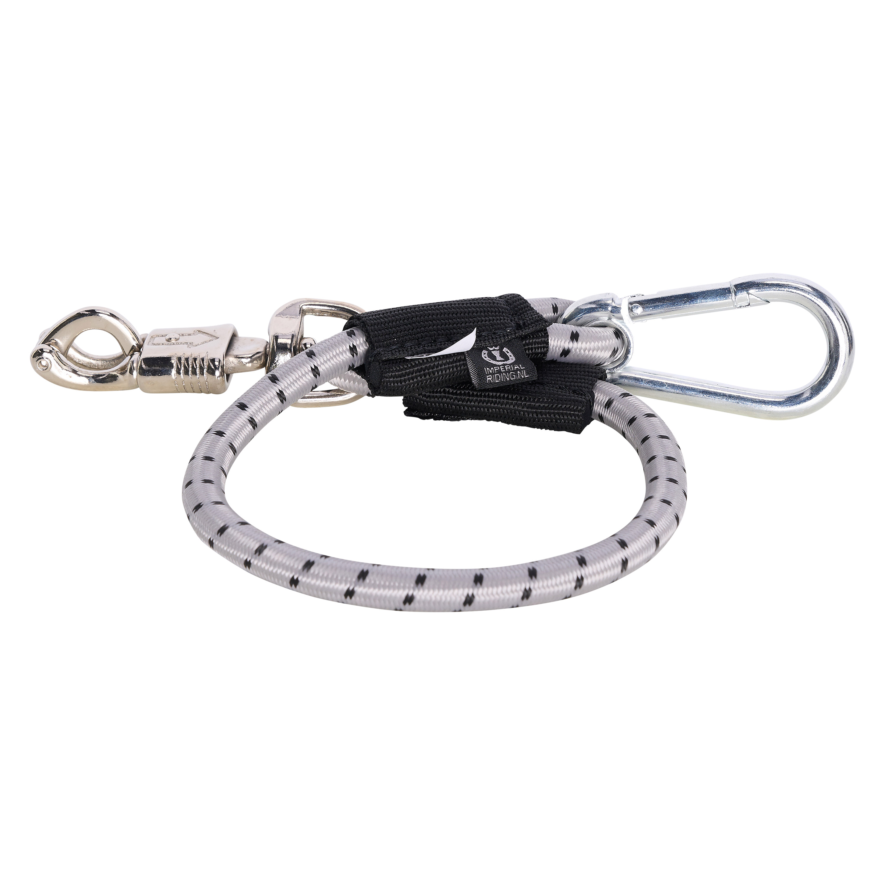Imperial Riding Traileriliina Elastic 60cm Silver-Black-Silver