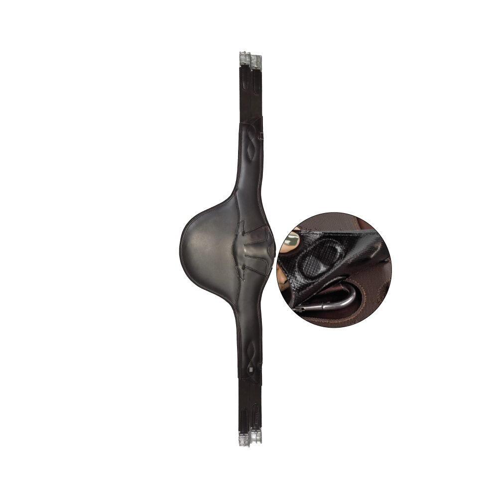 Horse Guard Lance Sadelgjord med Magplatta Brun (90)