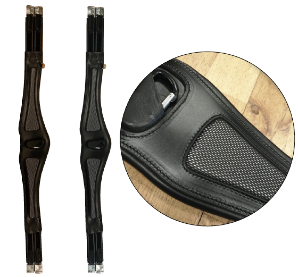 Horse Guard Leroy Sadelgjord med Mesh Brun (90)