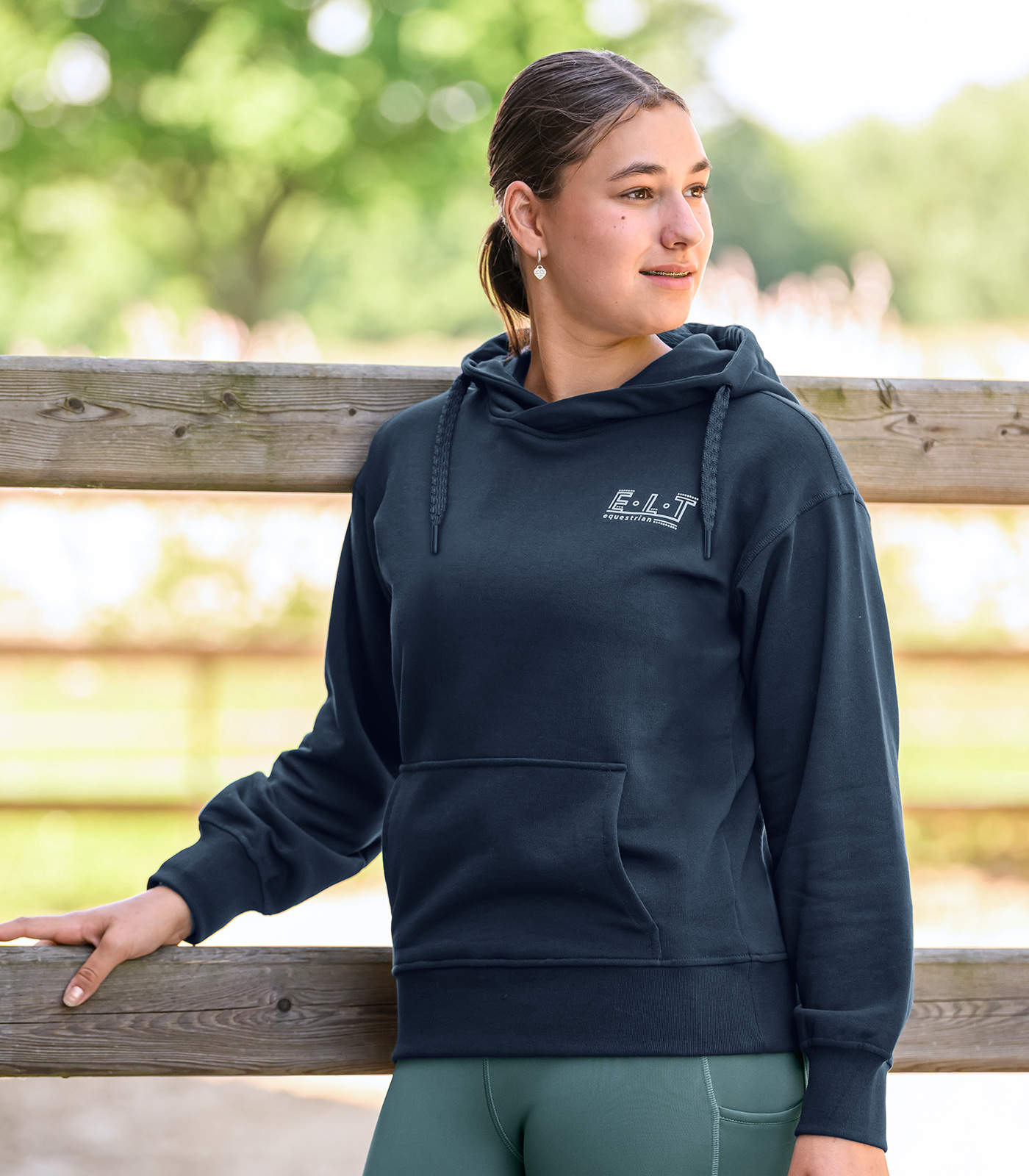 ELT Strasbourg hoodie - mörkblå