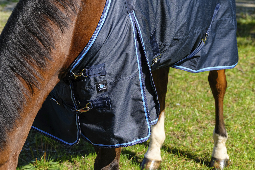 RIDING WORLD 'ECO' 600D Hästtäcke Navy 50 g - 4
