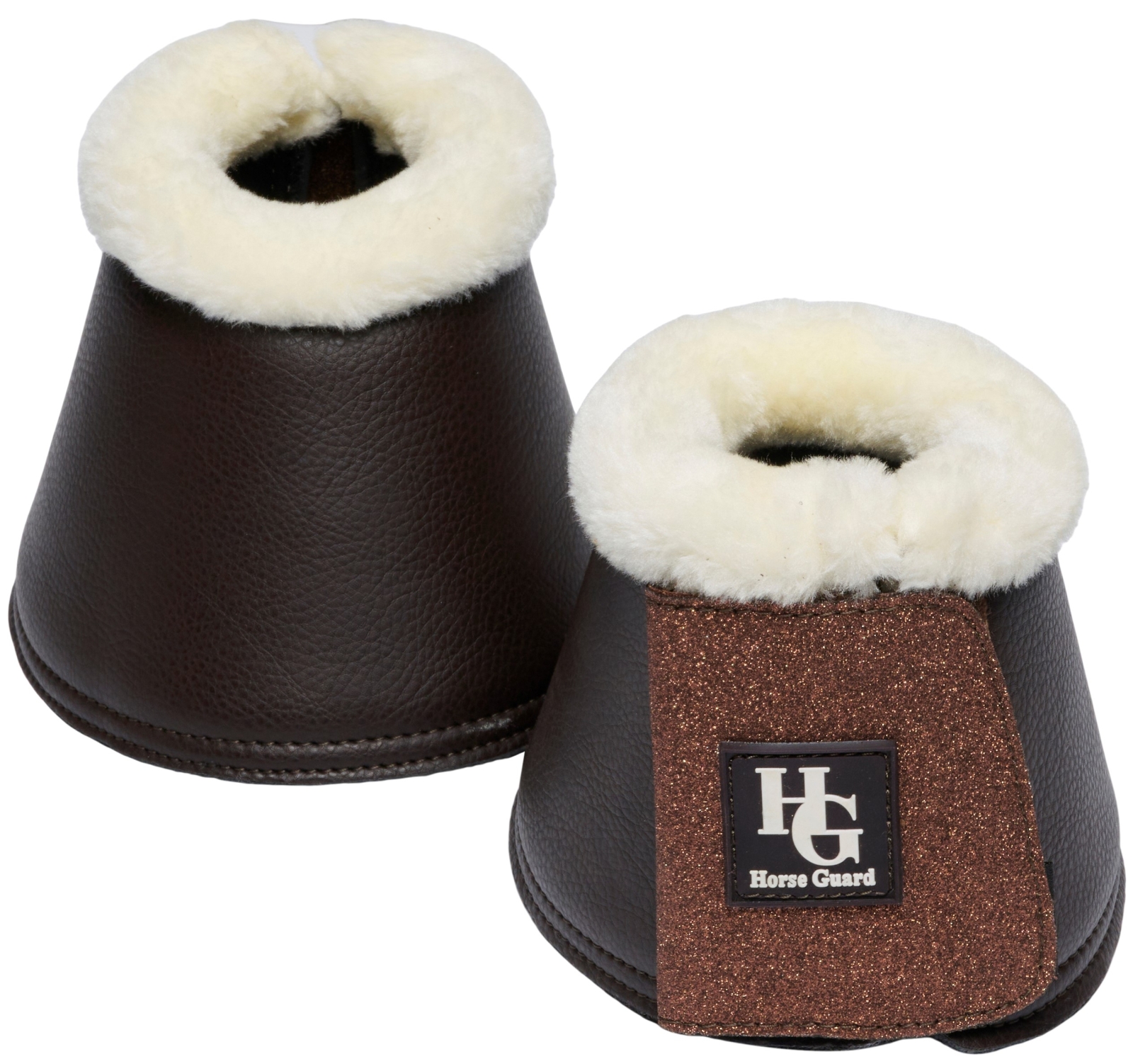 Horse Guard Leela Glitter bell boots Brown