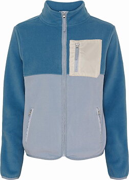 Equipage Thea Zip Cardigan Junior  - Coronet Blue