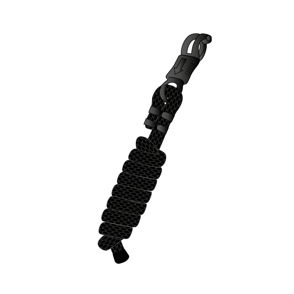 Horse Guard Lai Grimskaft med Panikhake Svart