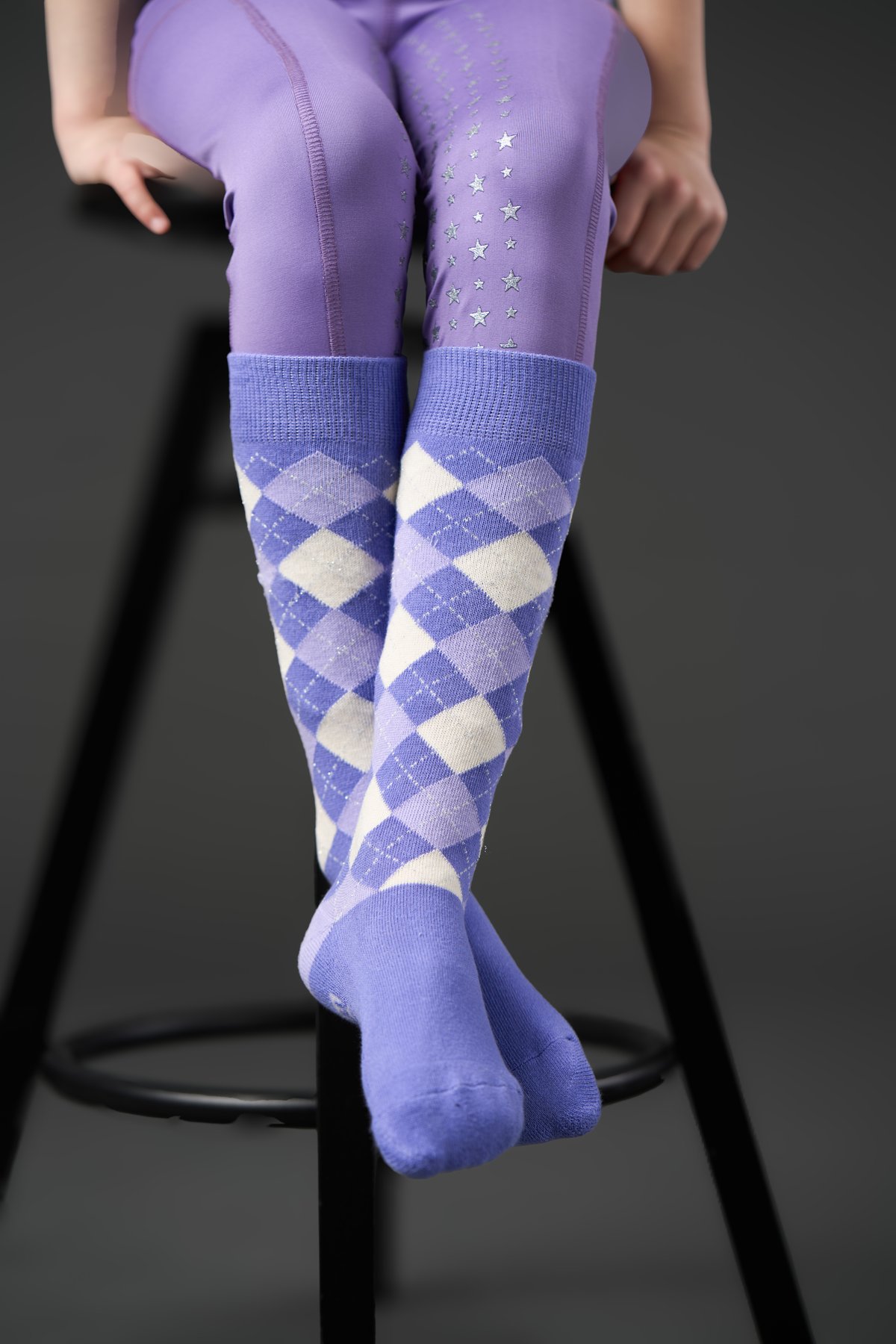 Equipage Lax ratsastussukat - Aster Purple - 3